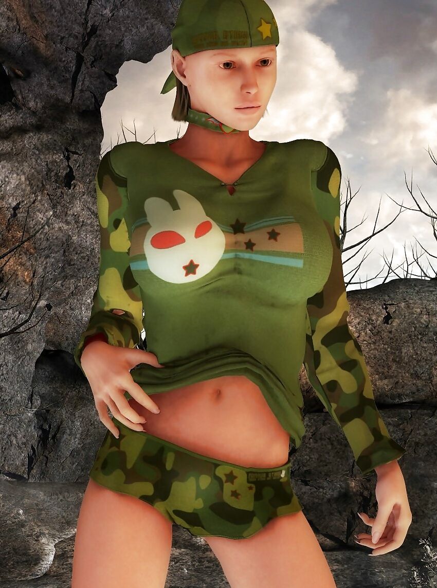 3D Toon in Camaflauge