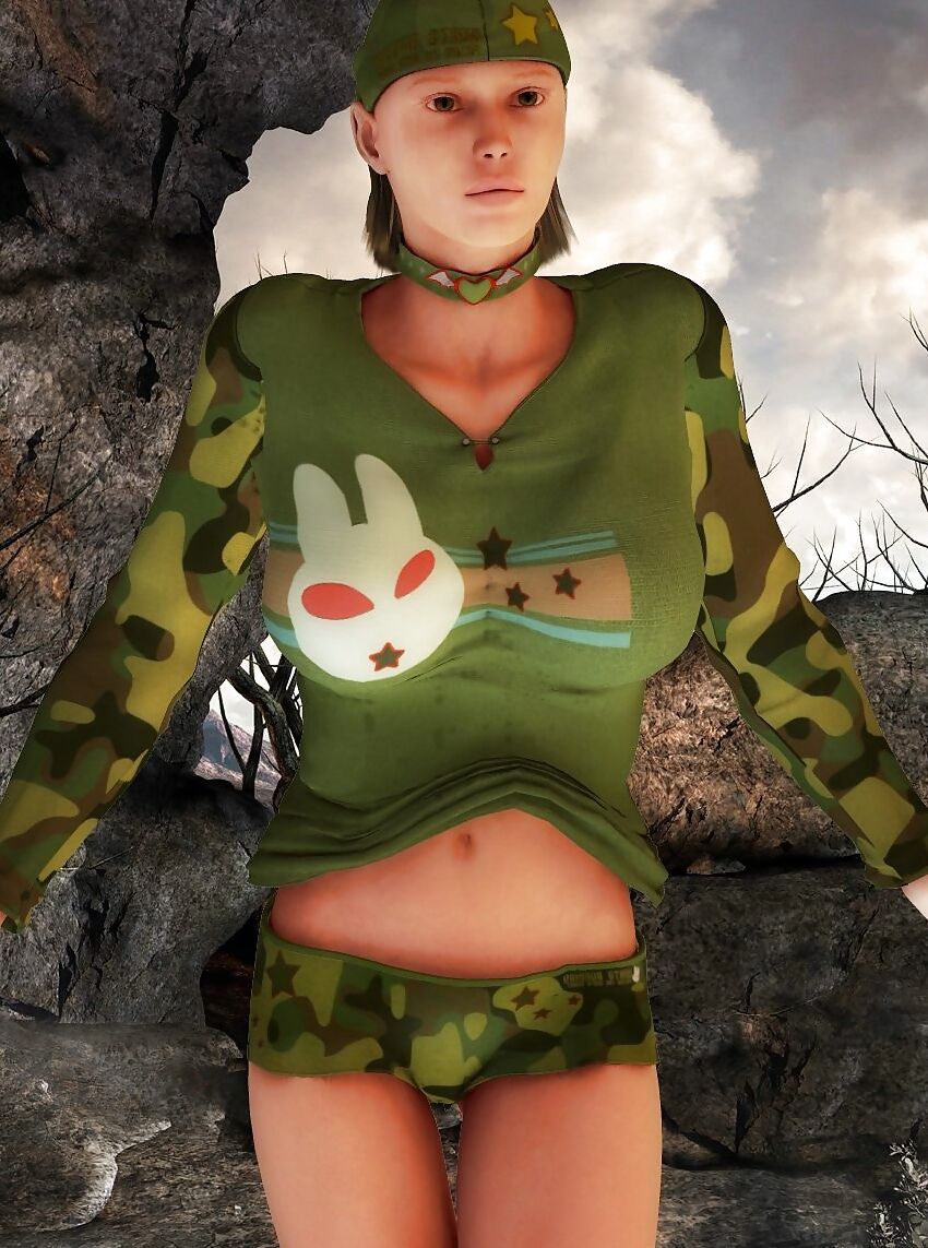 3D Toon in Camaflauge