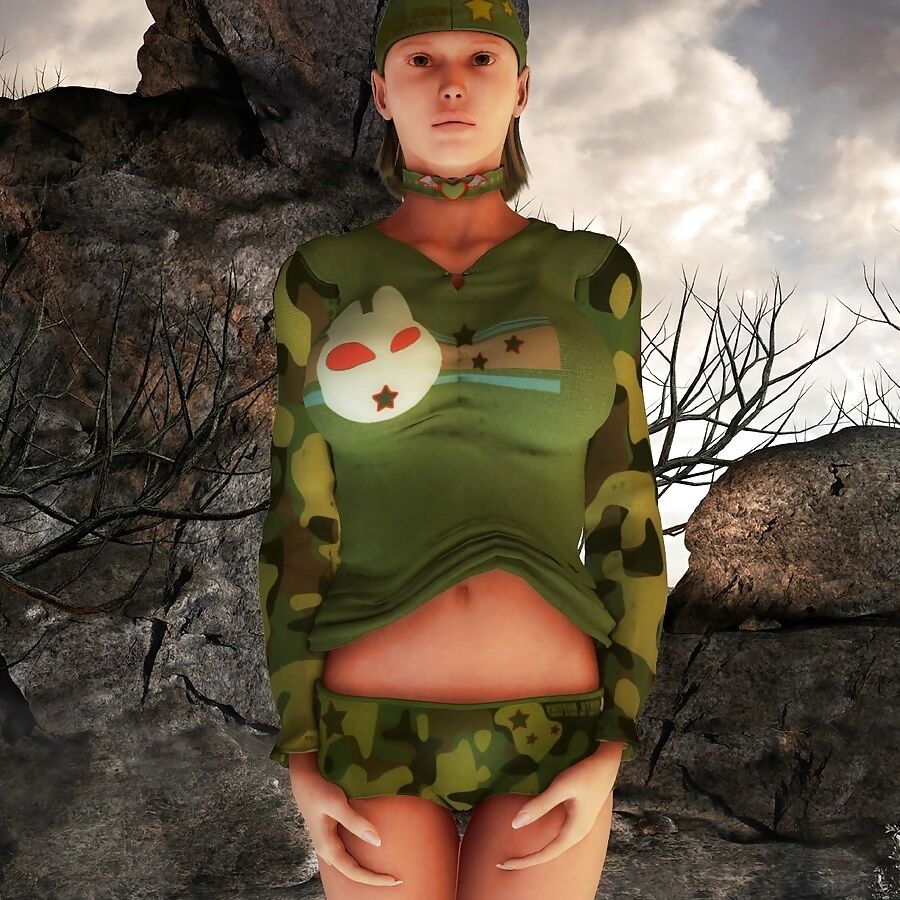 3D Toon in Camaflauge