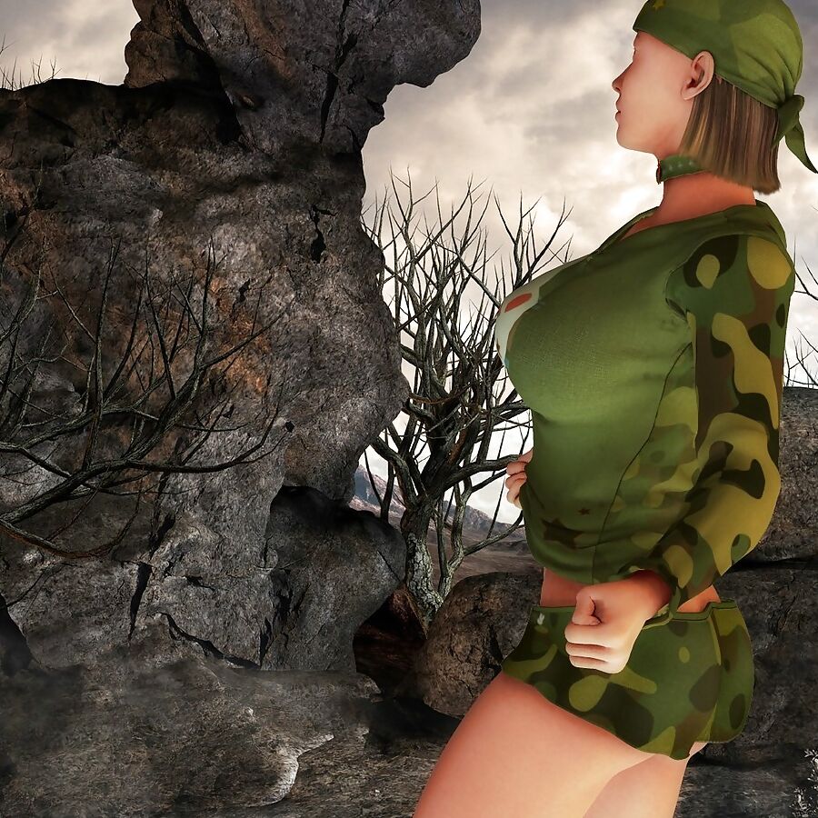3D Toon in Camaflauge