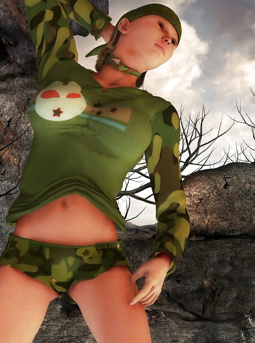 3D Toon in Camaflauge