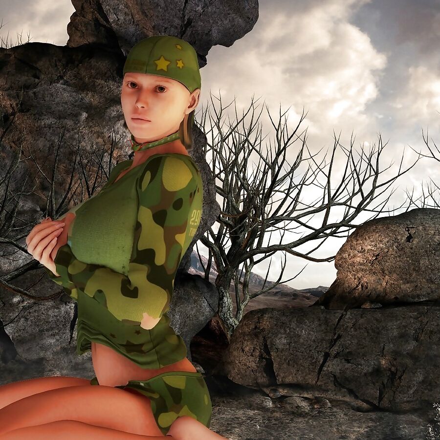 3D Toon in Camaflauge