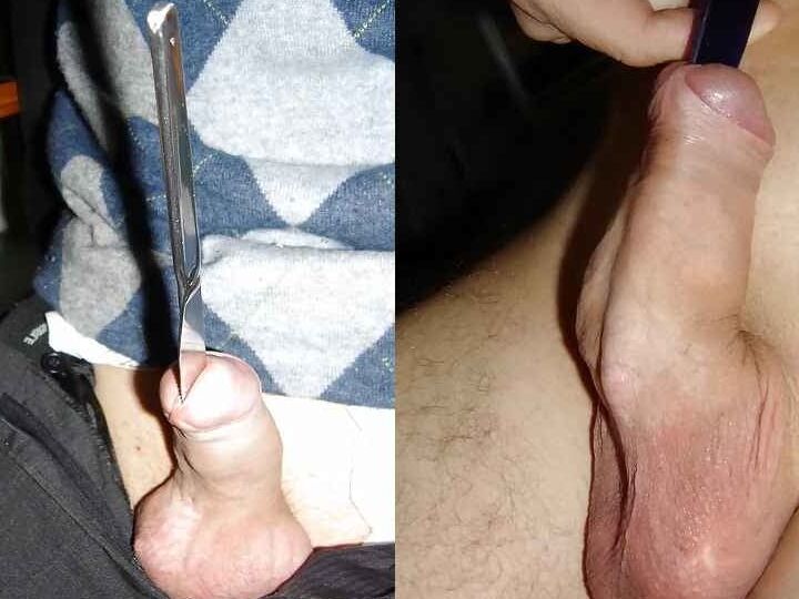 Knives spoons in the dick couteaux cuilleres dans la bite