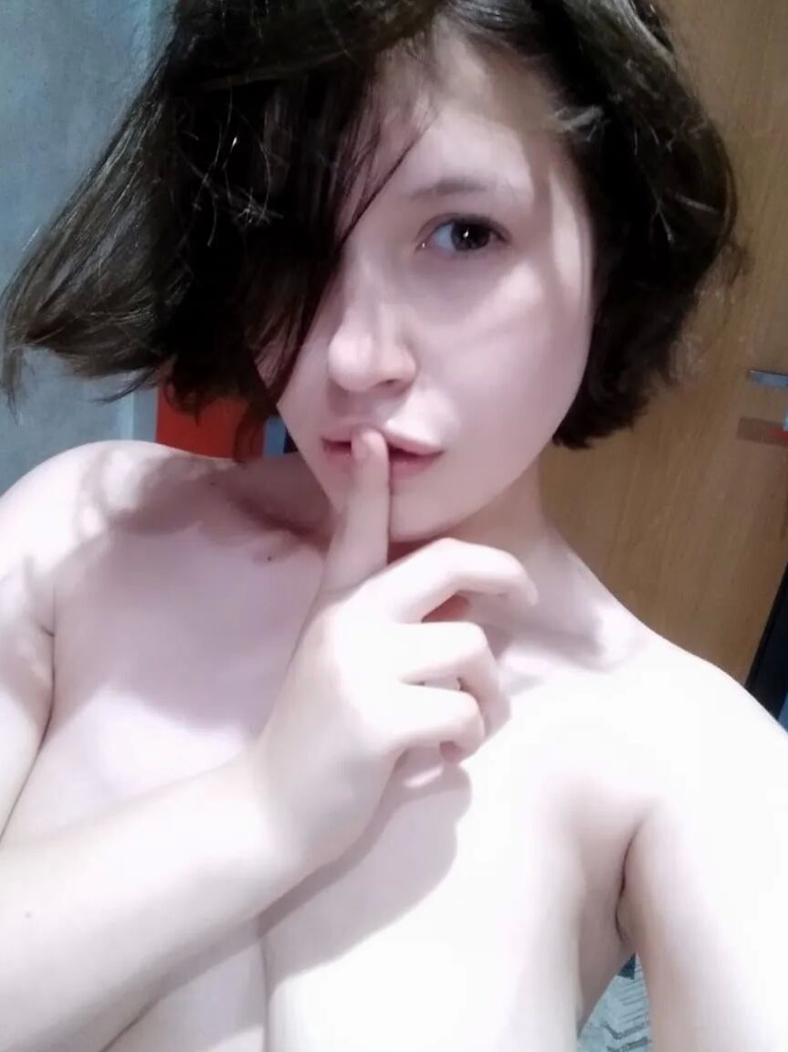 Natural busty babe loves to tease in lingerie