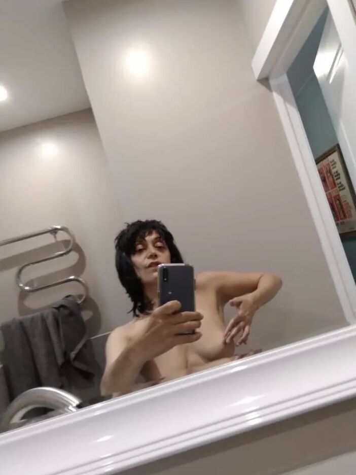 Having some fun in the hotel room