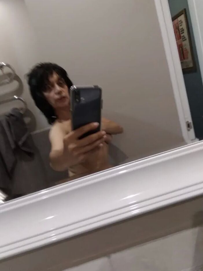 Having some fun in the hotel room
