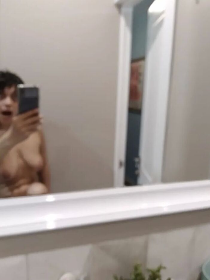 Having some fun in the hotel room