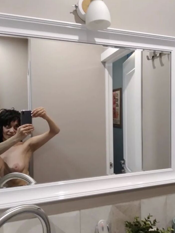 Having some fun in the hotel room
