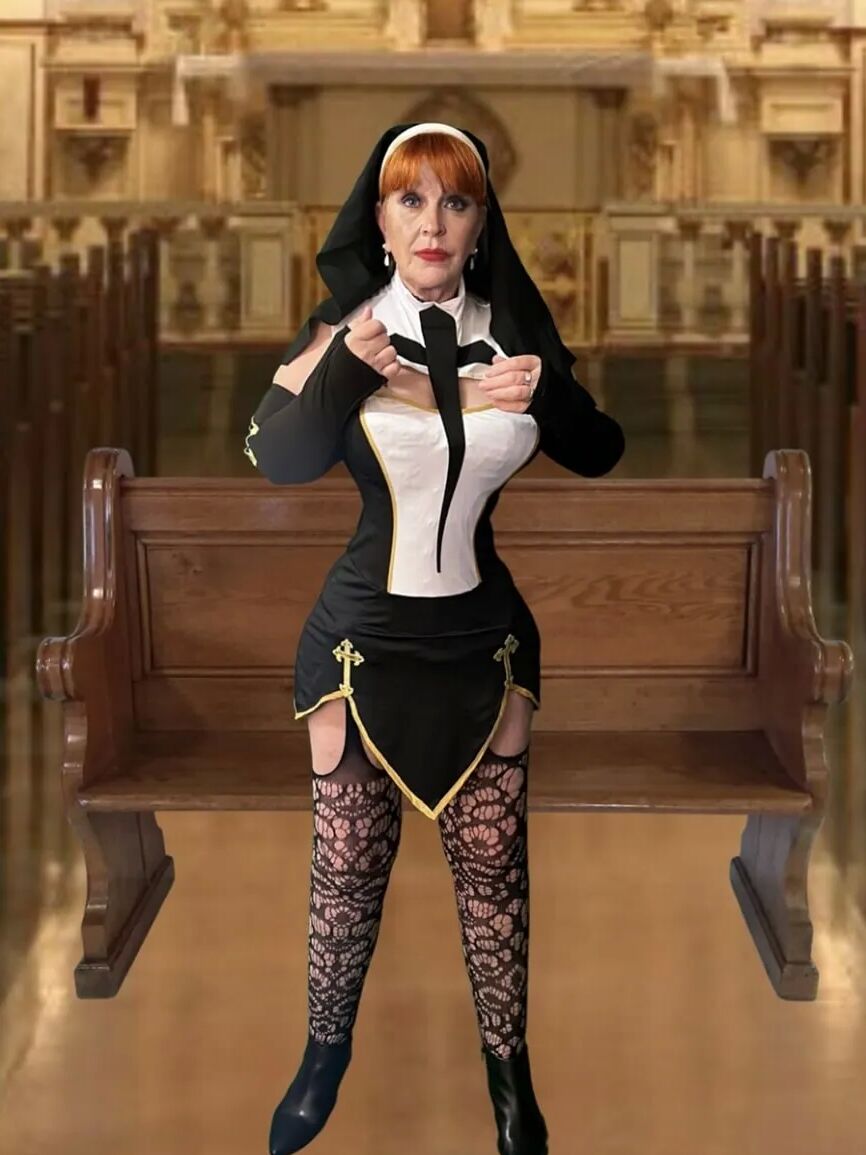 Sinful Granny Nun Mary Carmen