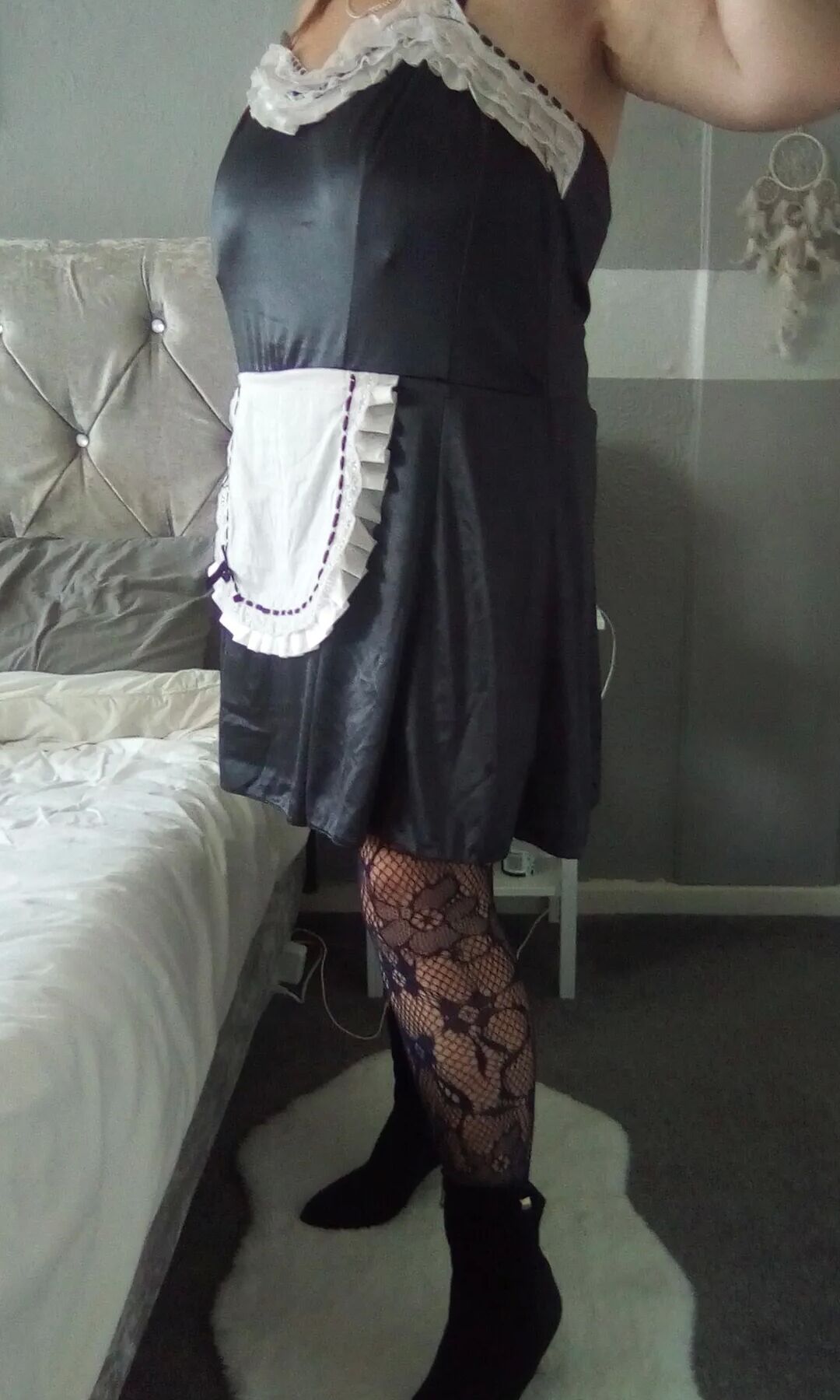 Milf/wife dressed up as sexy maid