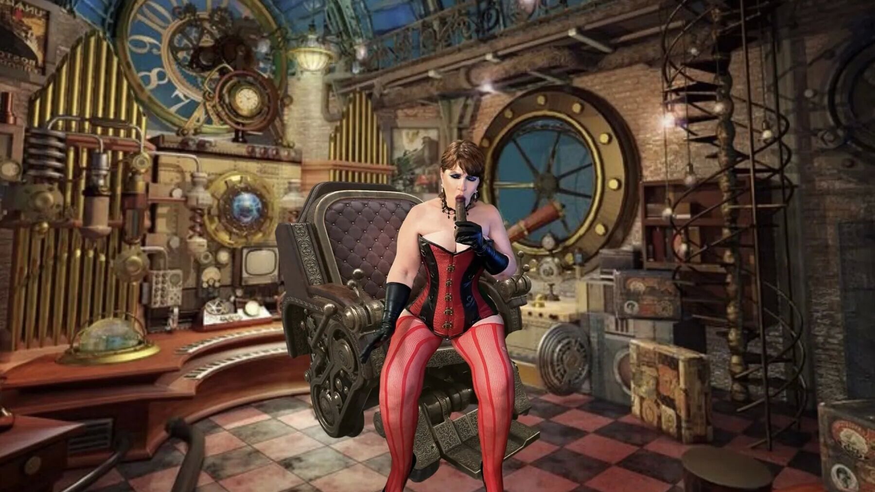 Steampunk Granny Carmen Angel