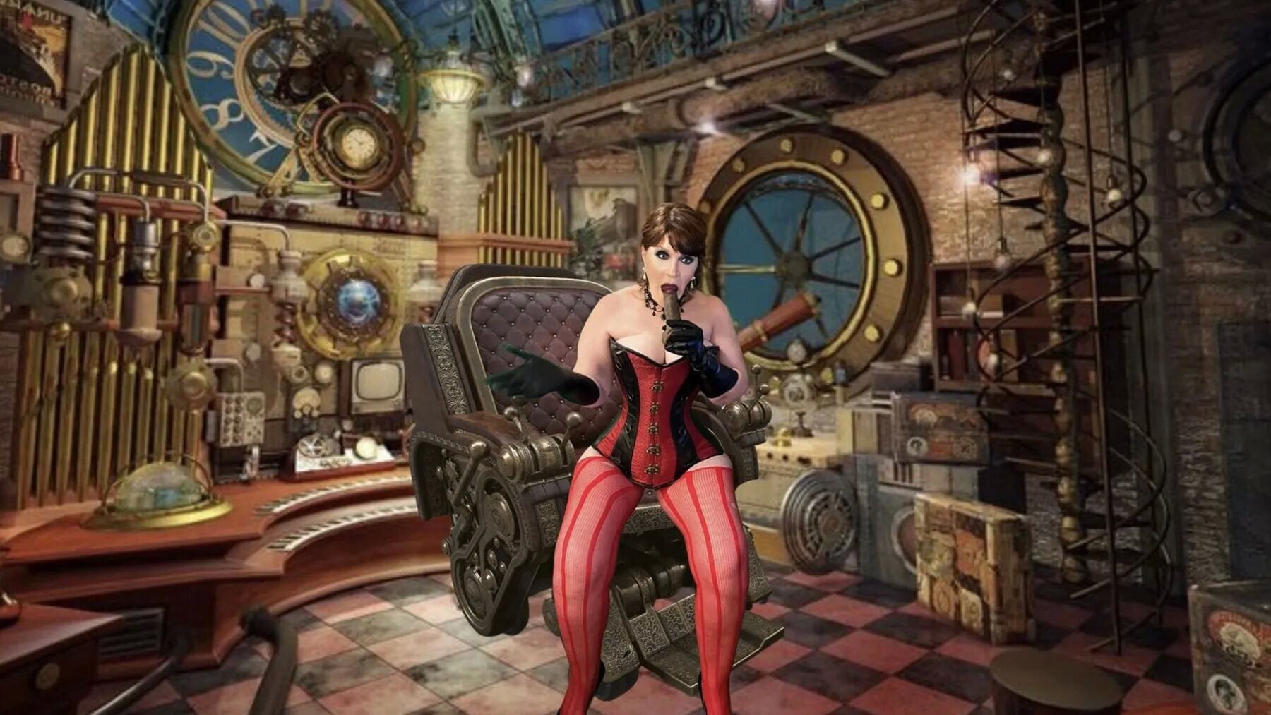 Steampunk Granny Carmen Angel