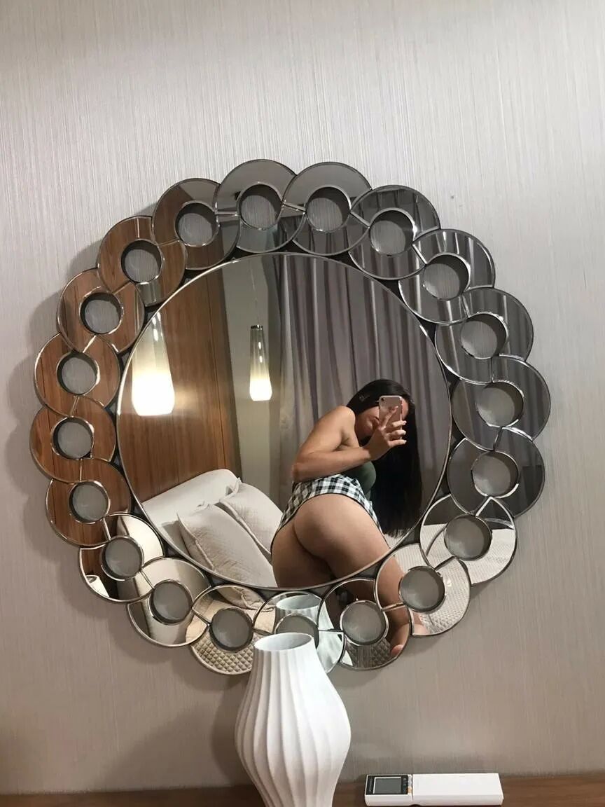 Undressing and taking selfies after college classes