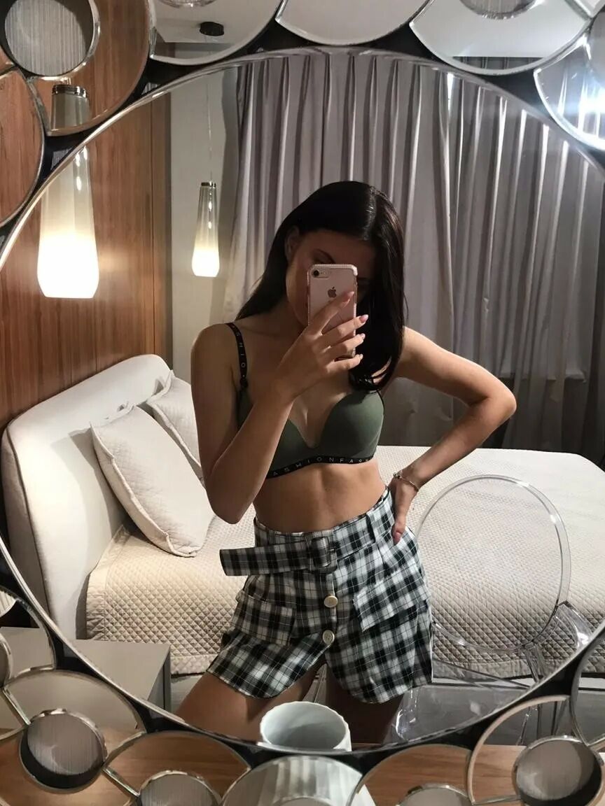 Undressing and taking selfies after college classes