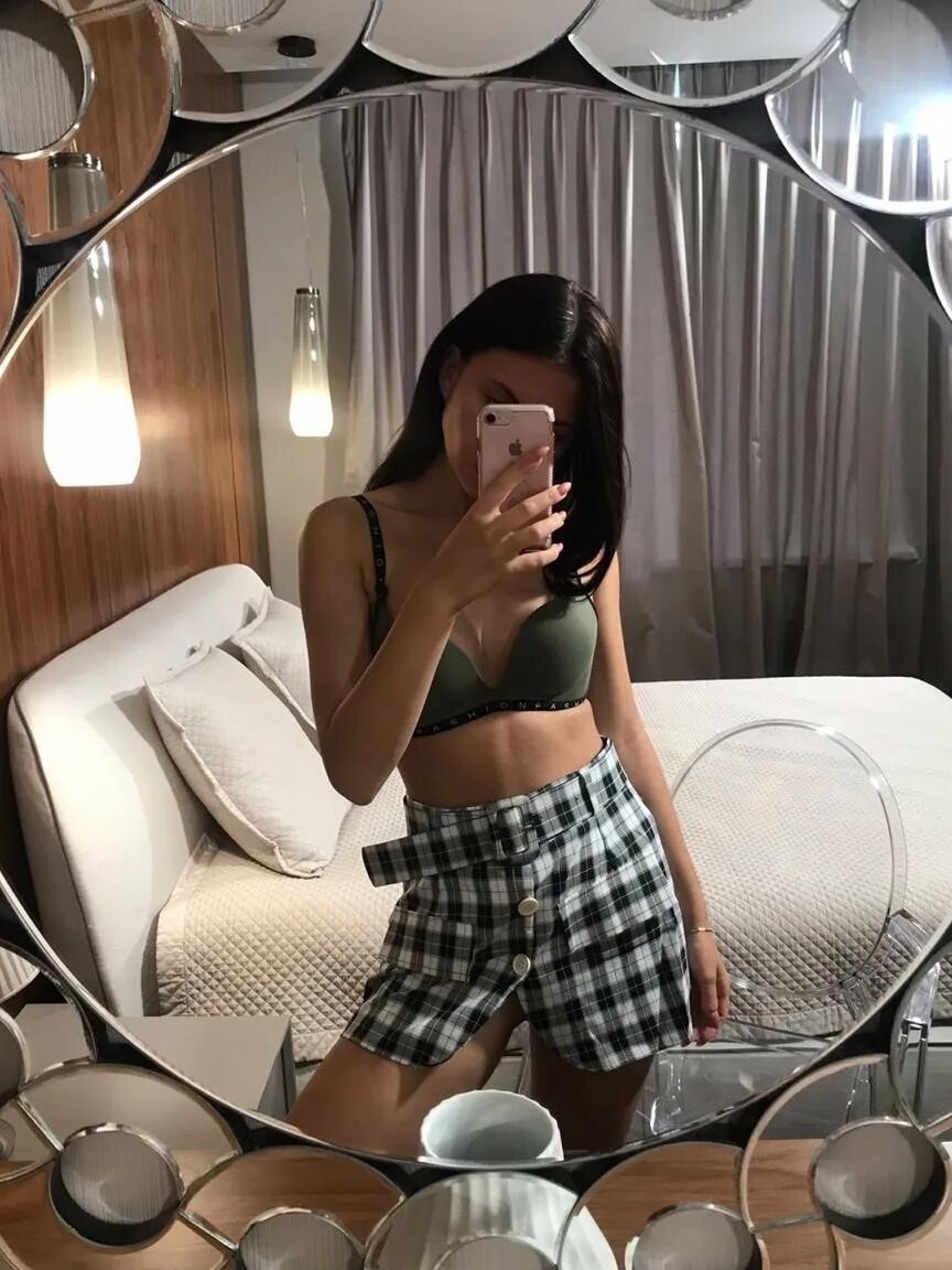 Undressing and taking selfies after college classes