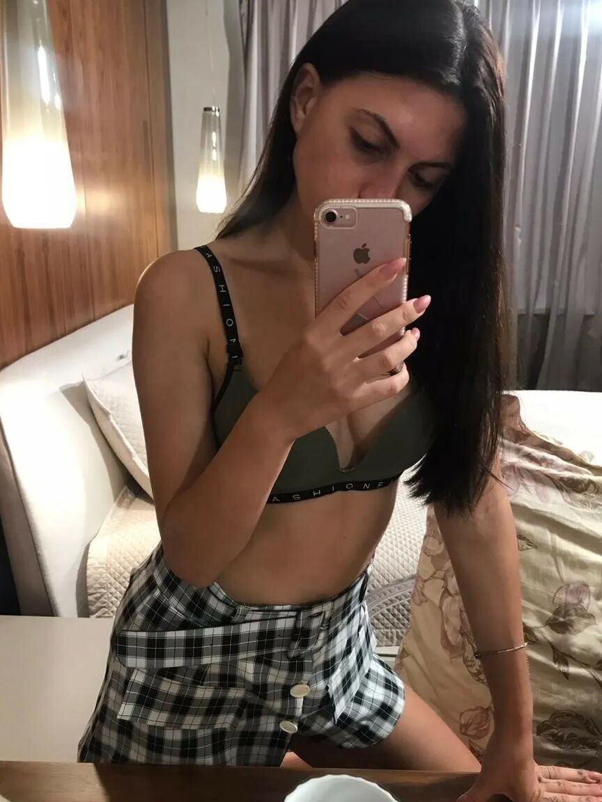 Undressing and taking selfies after college classes