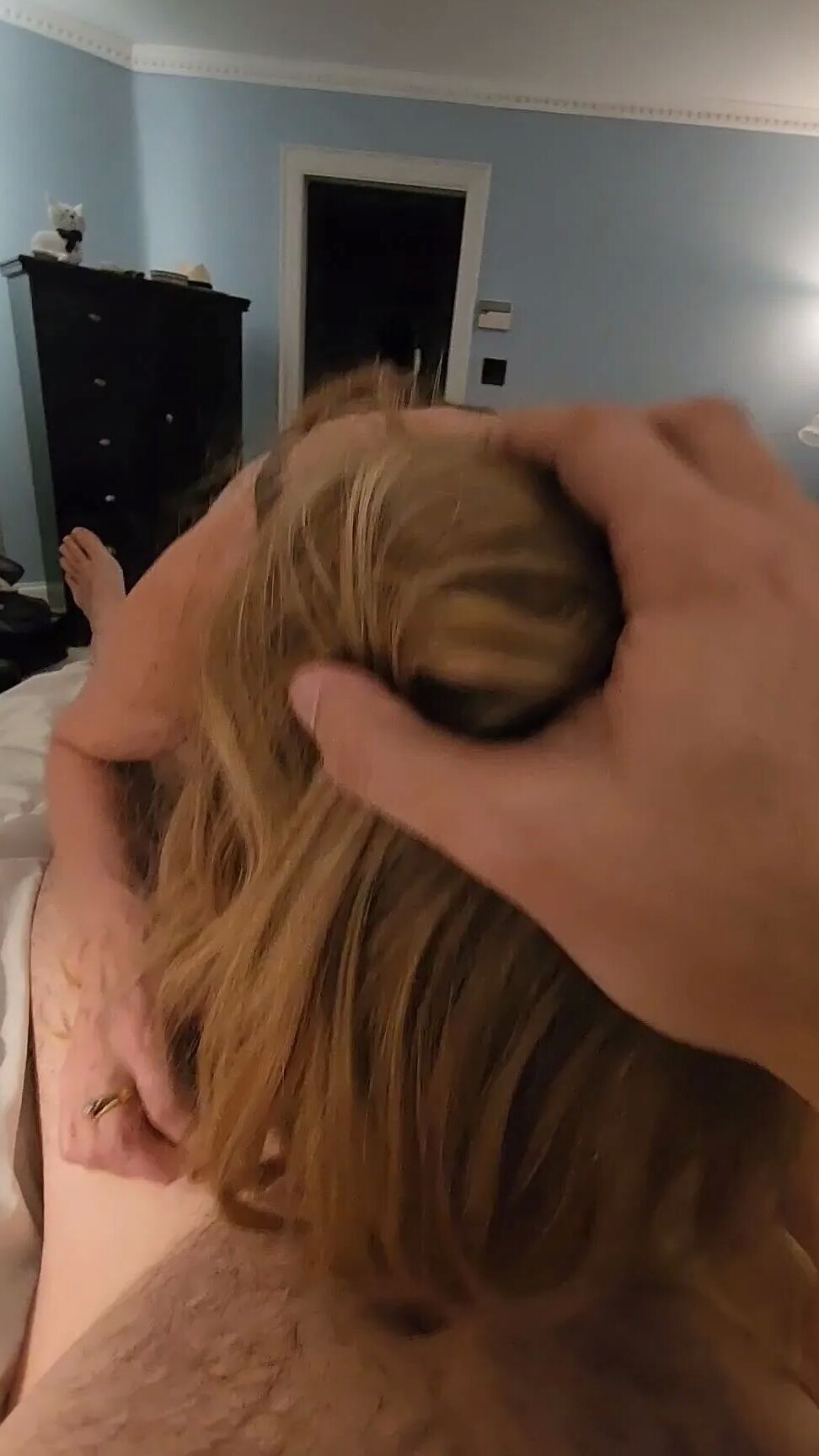Horny 52 year old cougar in bondage