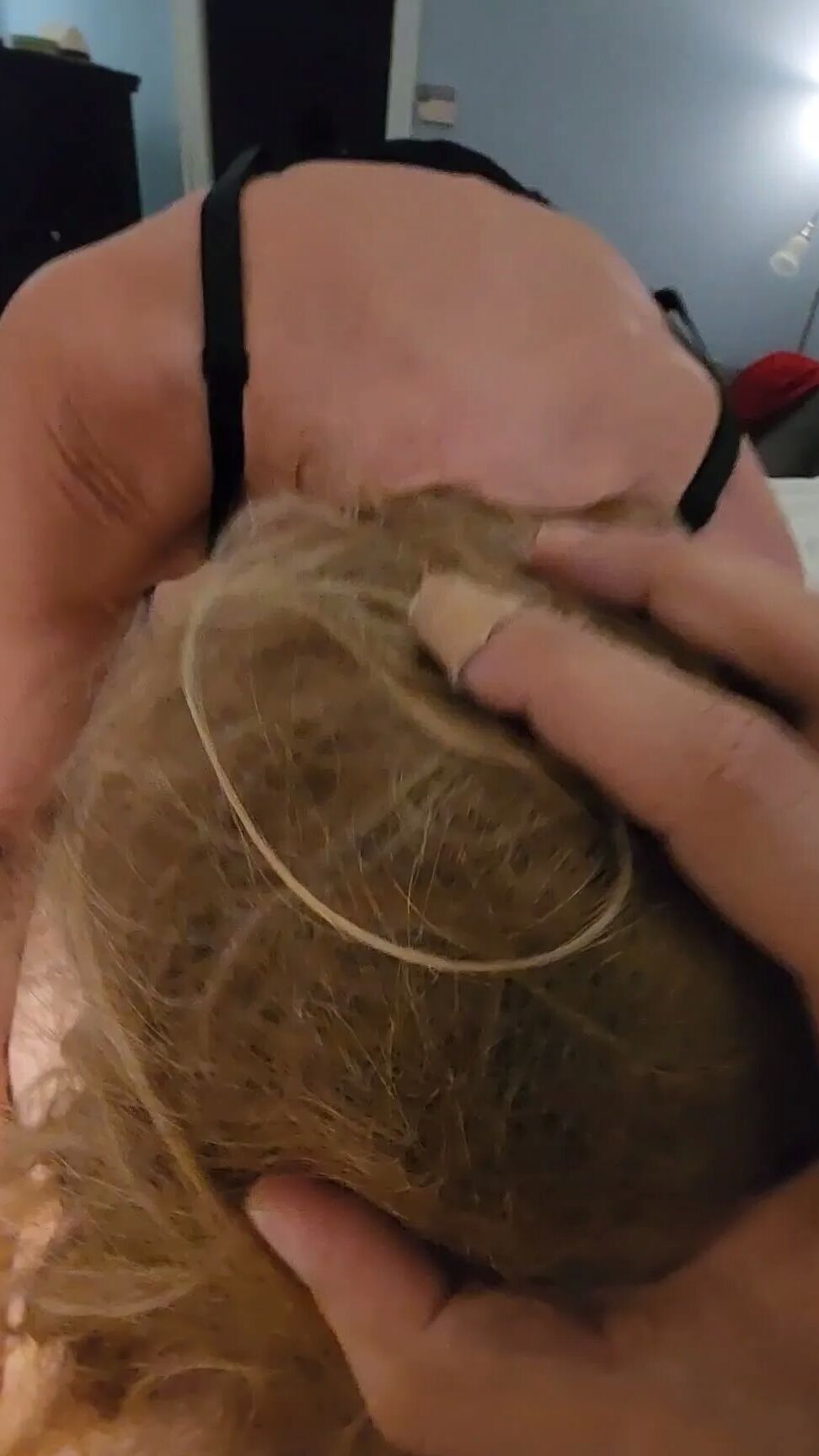 Horny 52 year old cougar in bondage