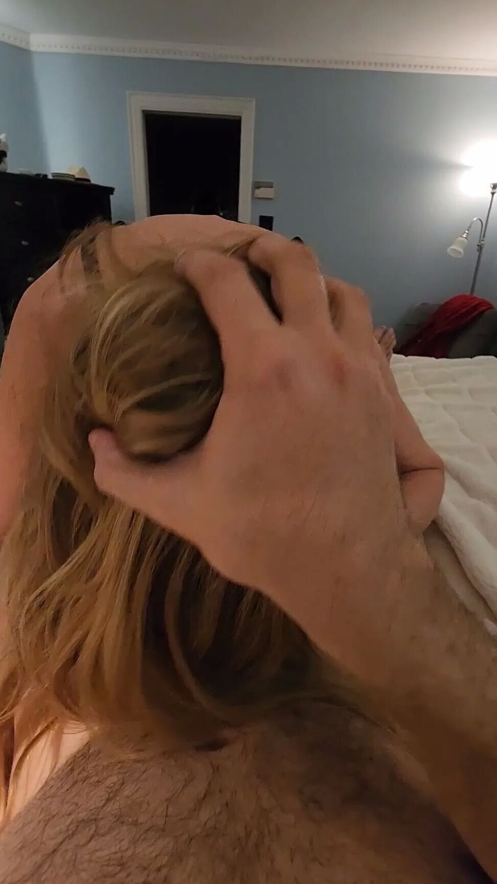 Horny 52 year old cougar in bondage
