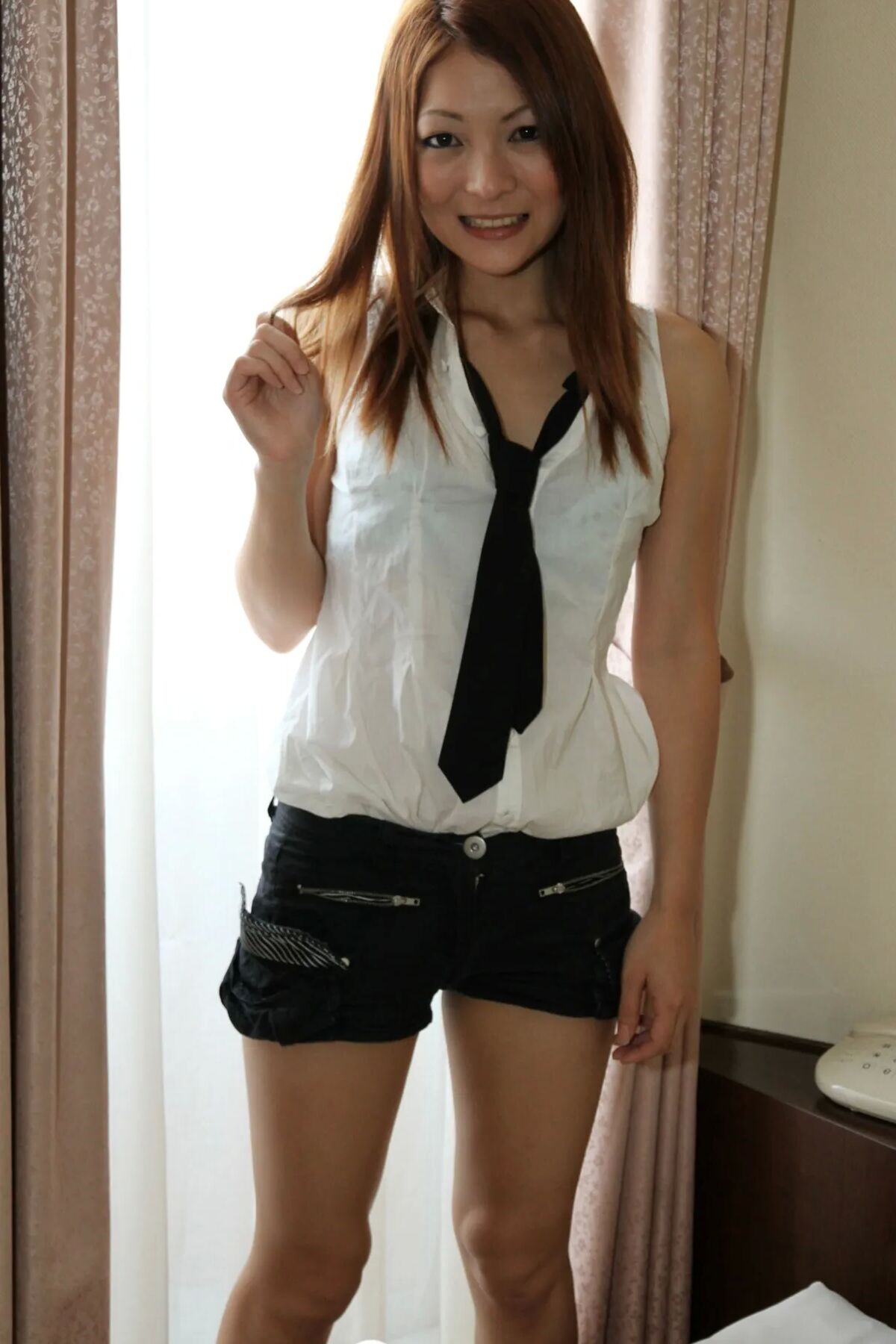 Hot schoolgirl strips off her sexy uniform