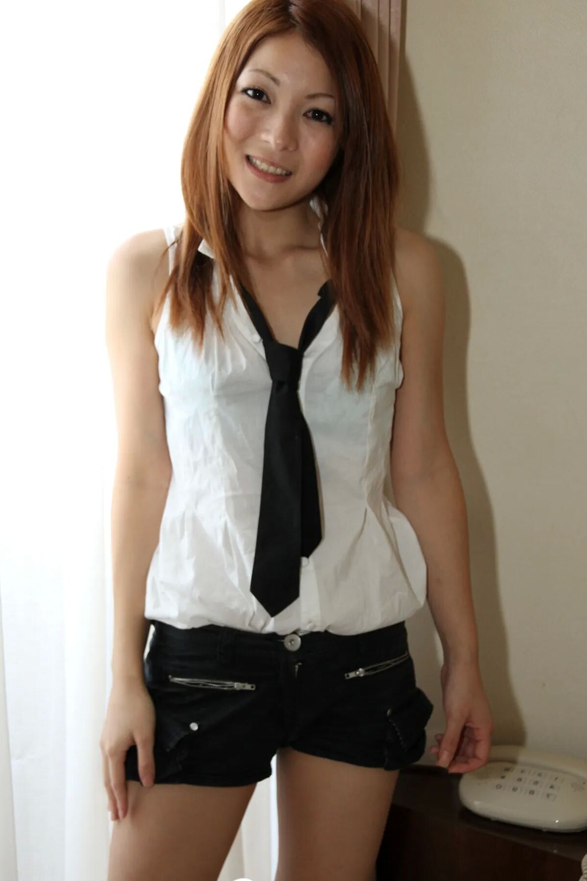 Hot schoolgirl strips off her sexy uniform