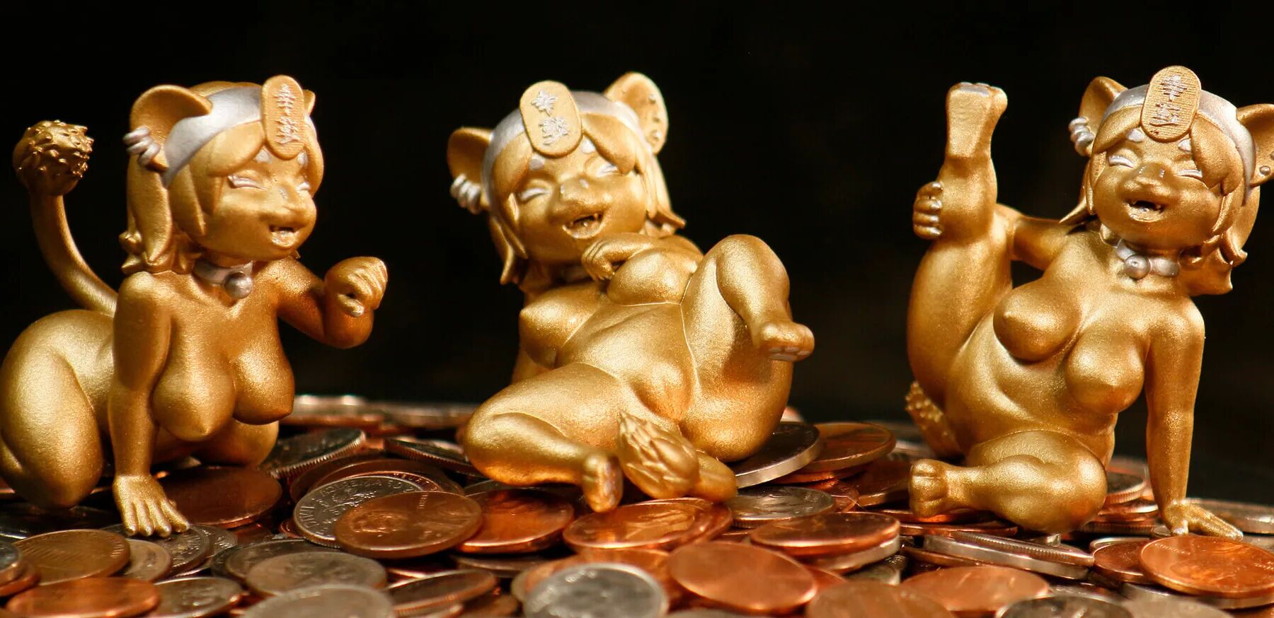 Lucky Lioness Furry Figure