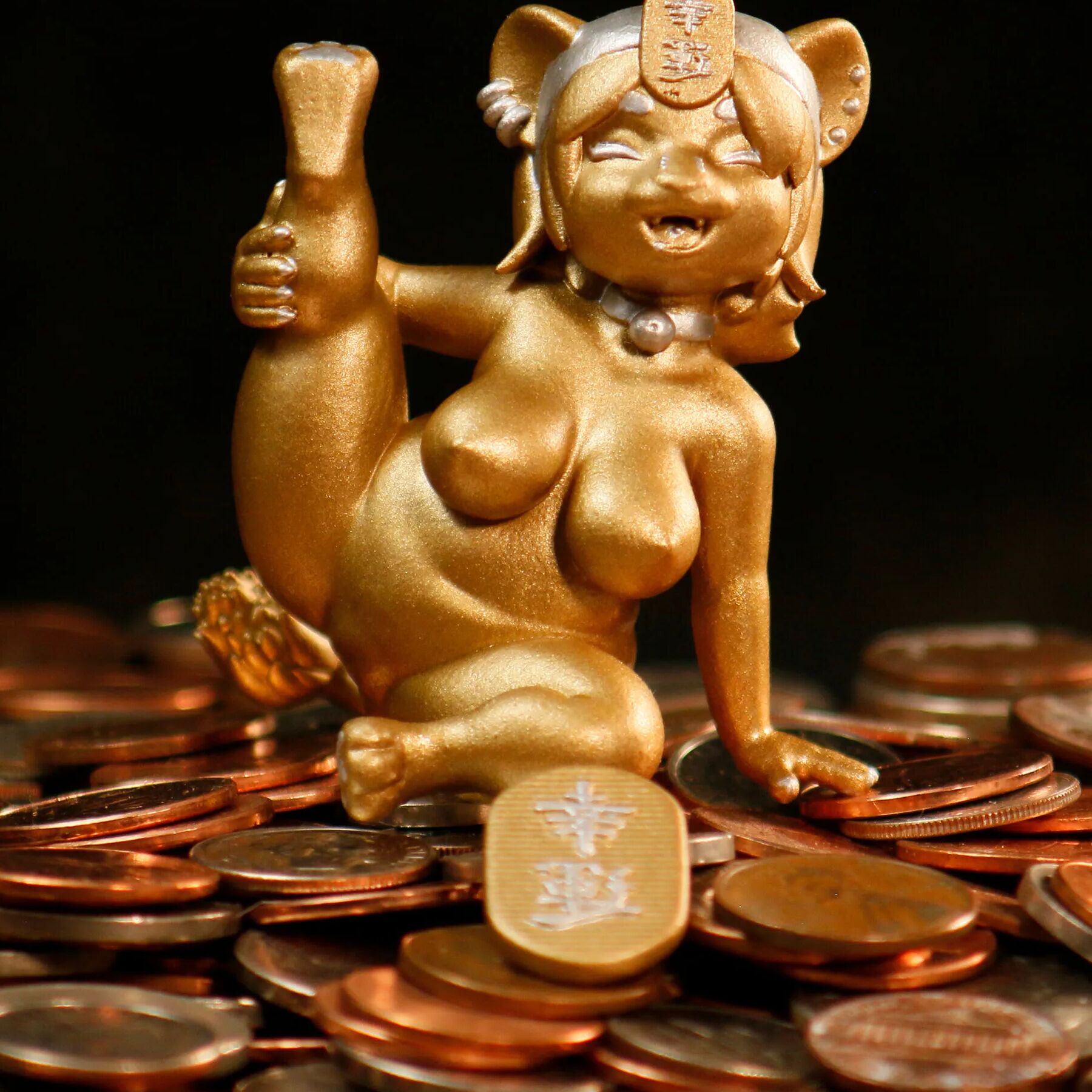 Lucky Lioness Furry Figure