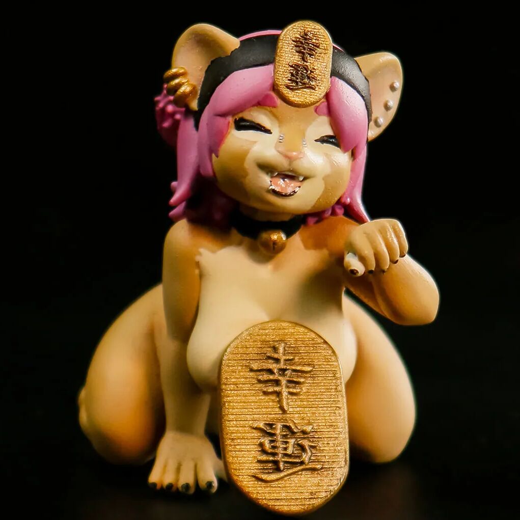 Lucky Lioness Furry Figure