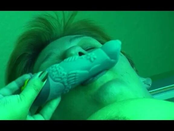Tanning salon voyeur