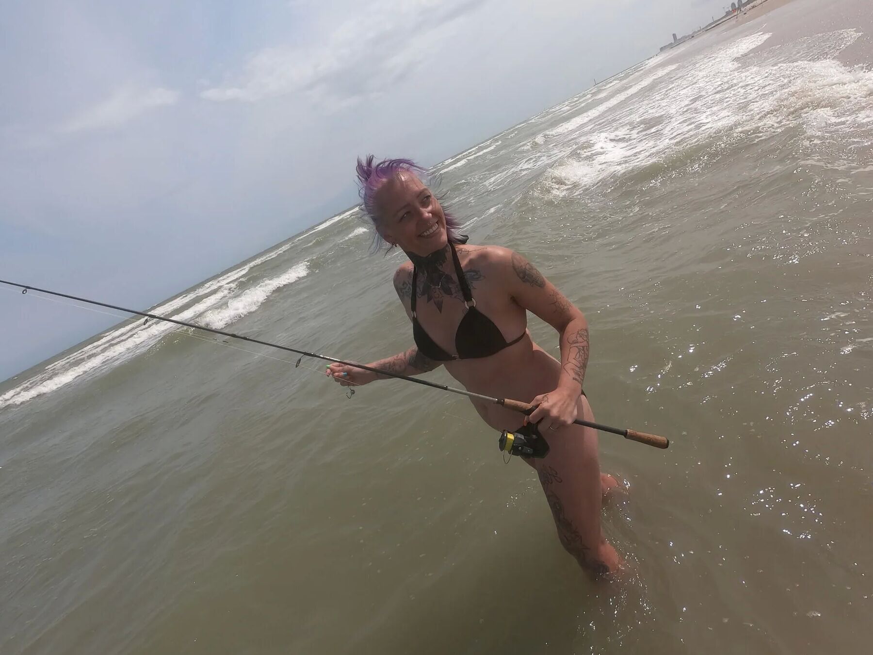 Cute Rave Girl with Tattoos