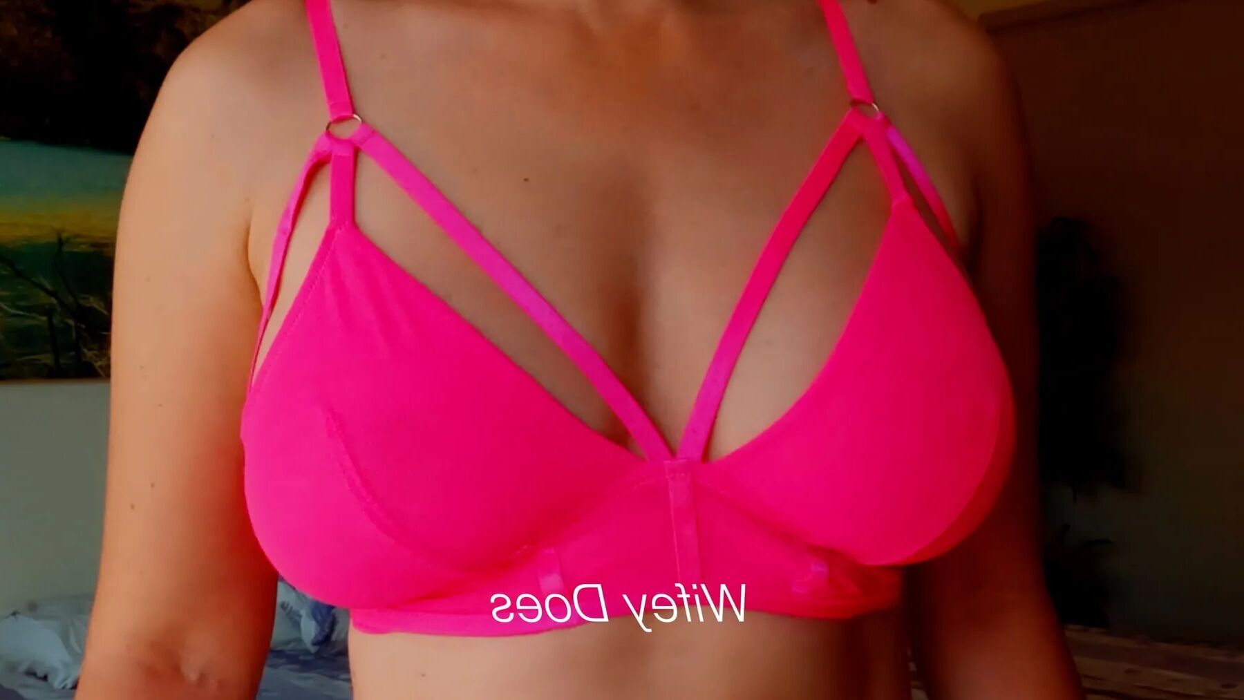 Wifey tries on her hot and sexy lingerie