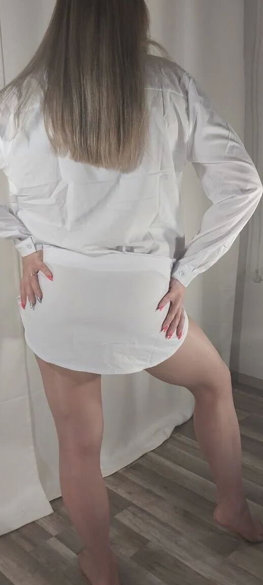 Pretty woman in a shirt