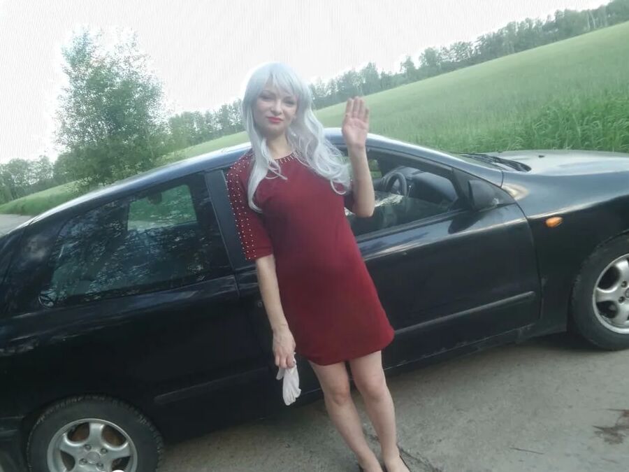 Beautiful blonde wants you in her car