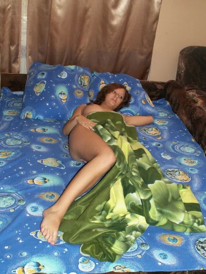 Sister's friend teases with her naked body