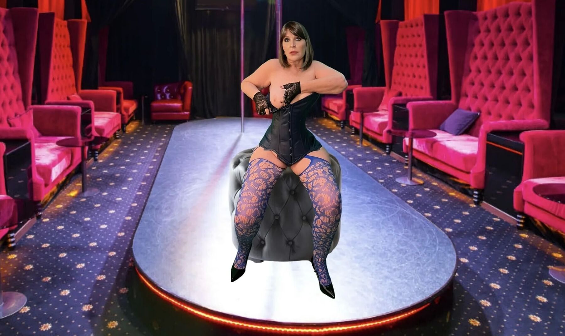 I Look Good in Blue Leather