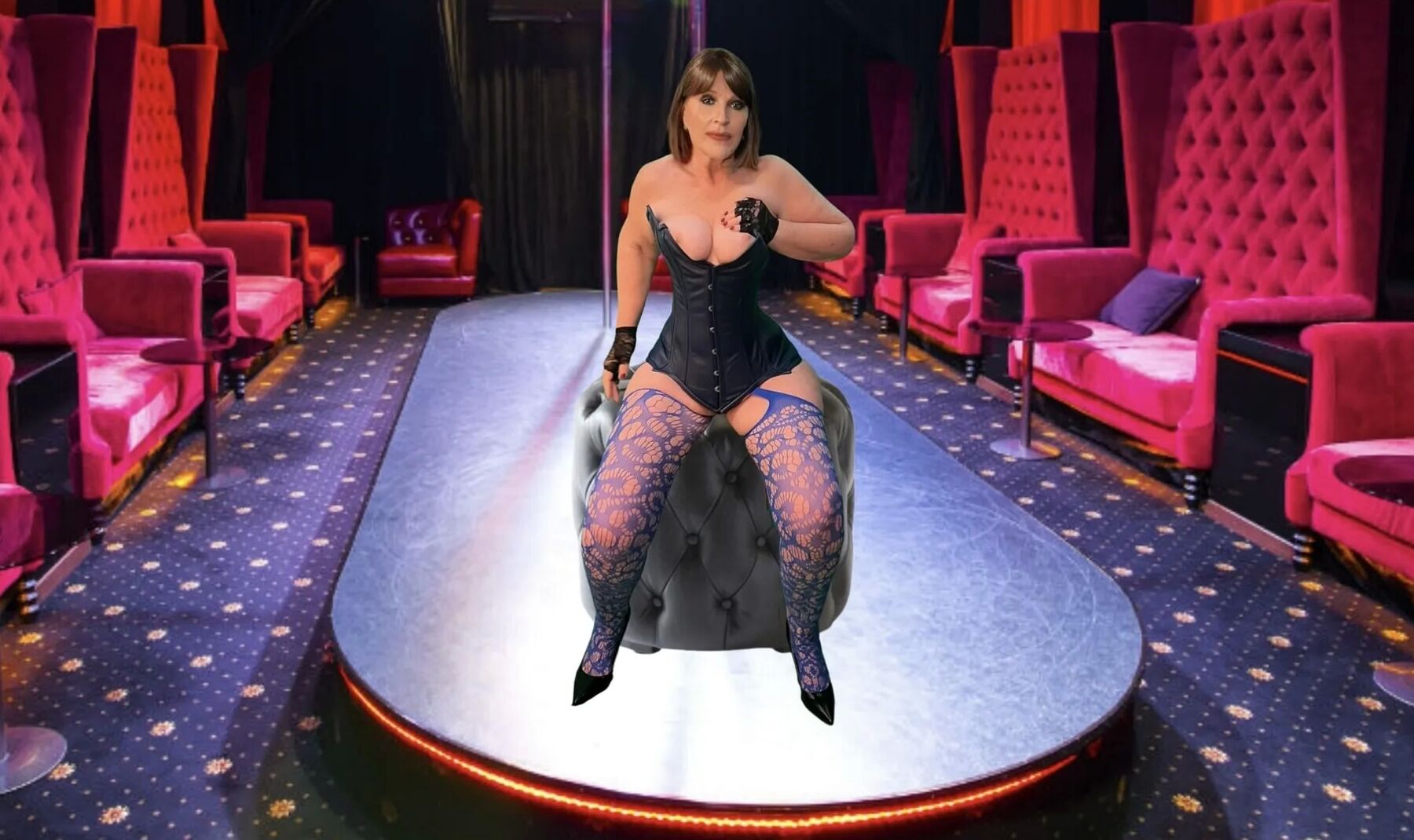 I Look Good in Blue Leather
