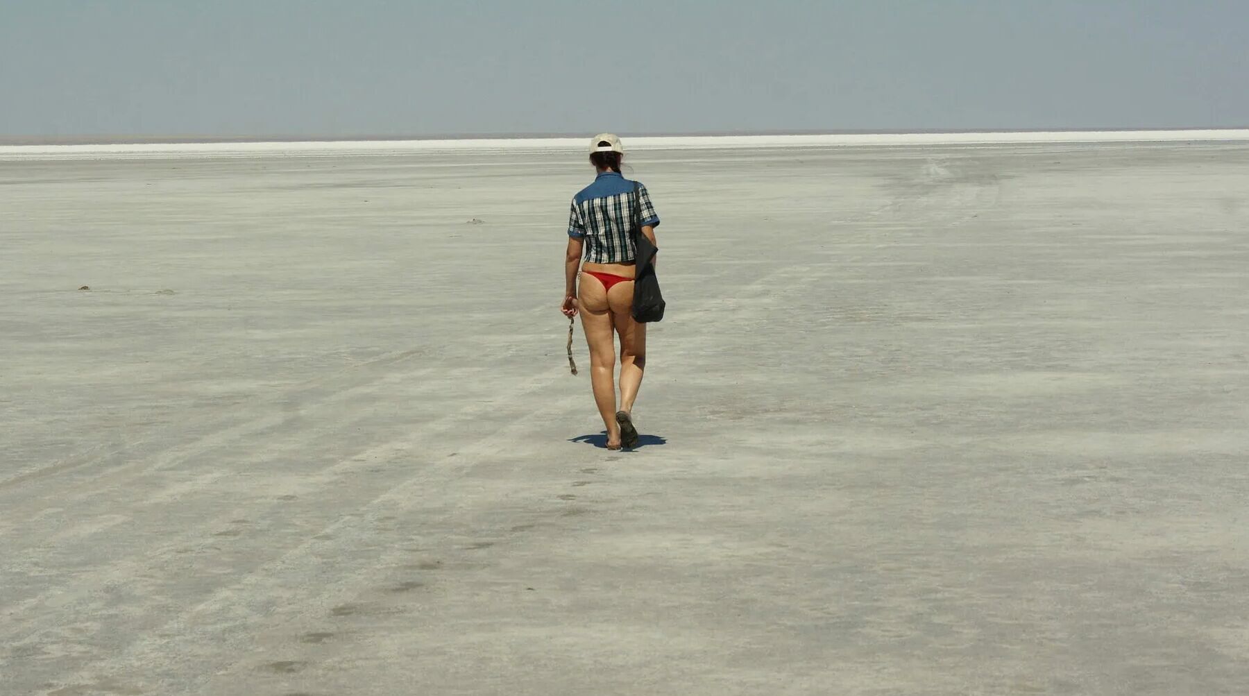 Lying on the salt lake Elton