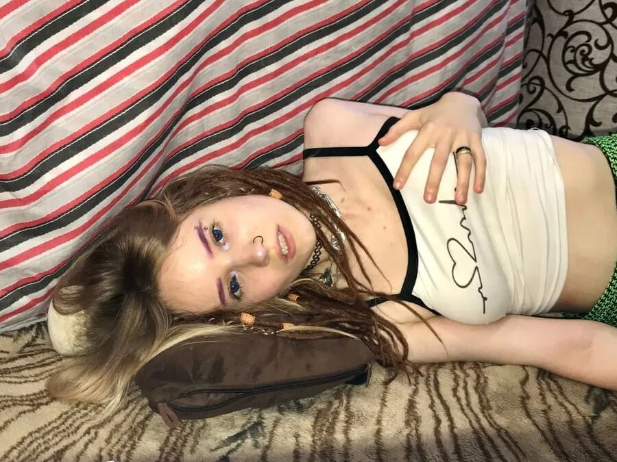 Teen in fishnets wants you inside of her
