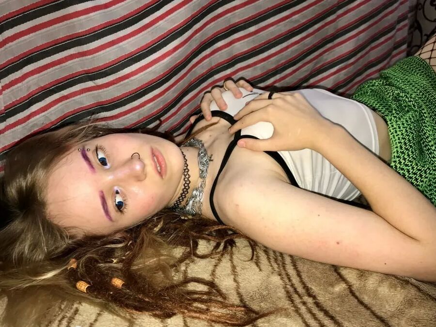 Teen in fishnets wants you inside of her