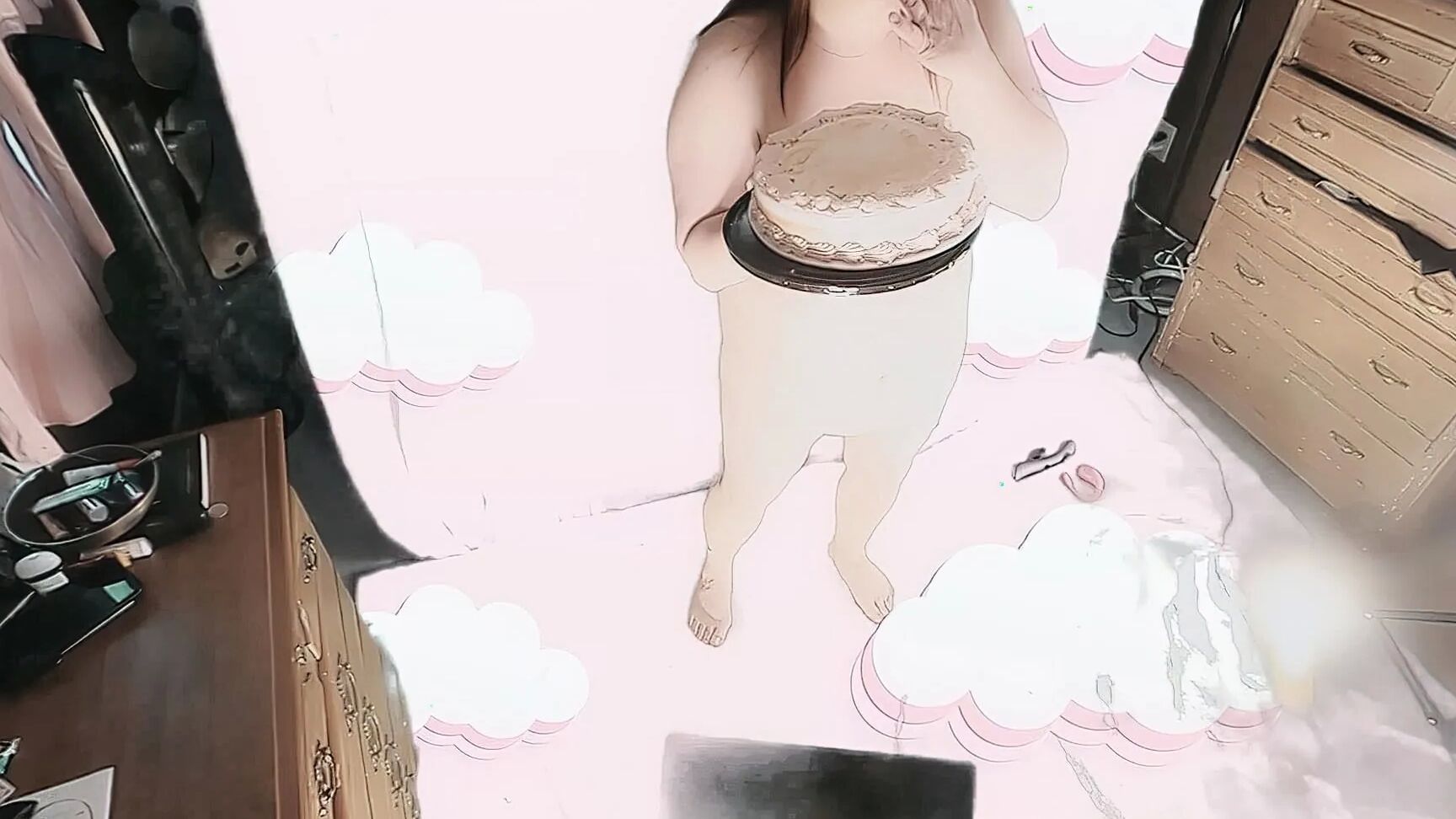 Cake Eating and Sitting Photoset