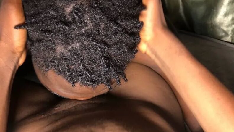 Eating african black pussy