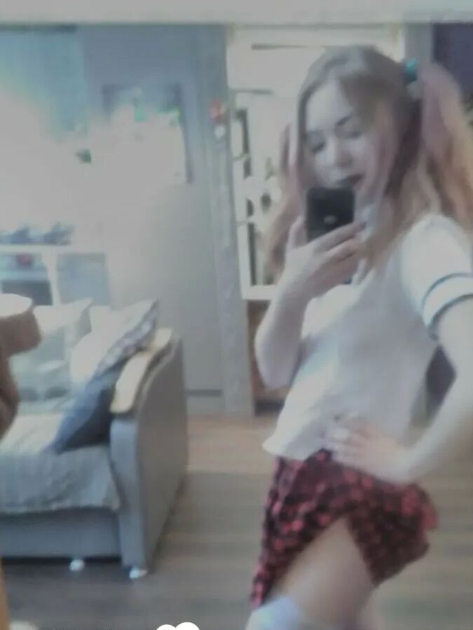 I got myself a naughty schoolgirl outfit