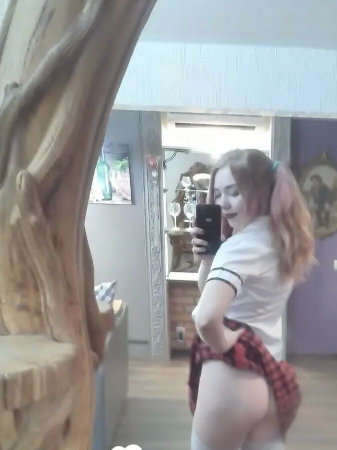 I got myself a naughty schoolgirl outfit