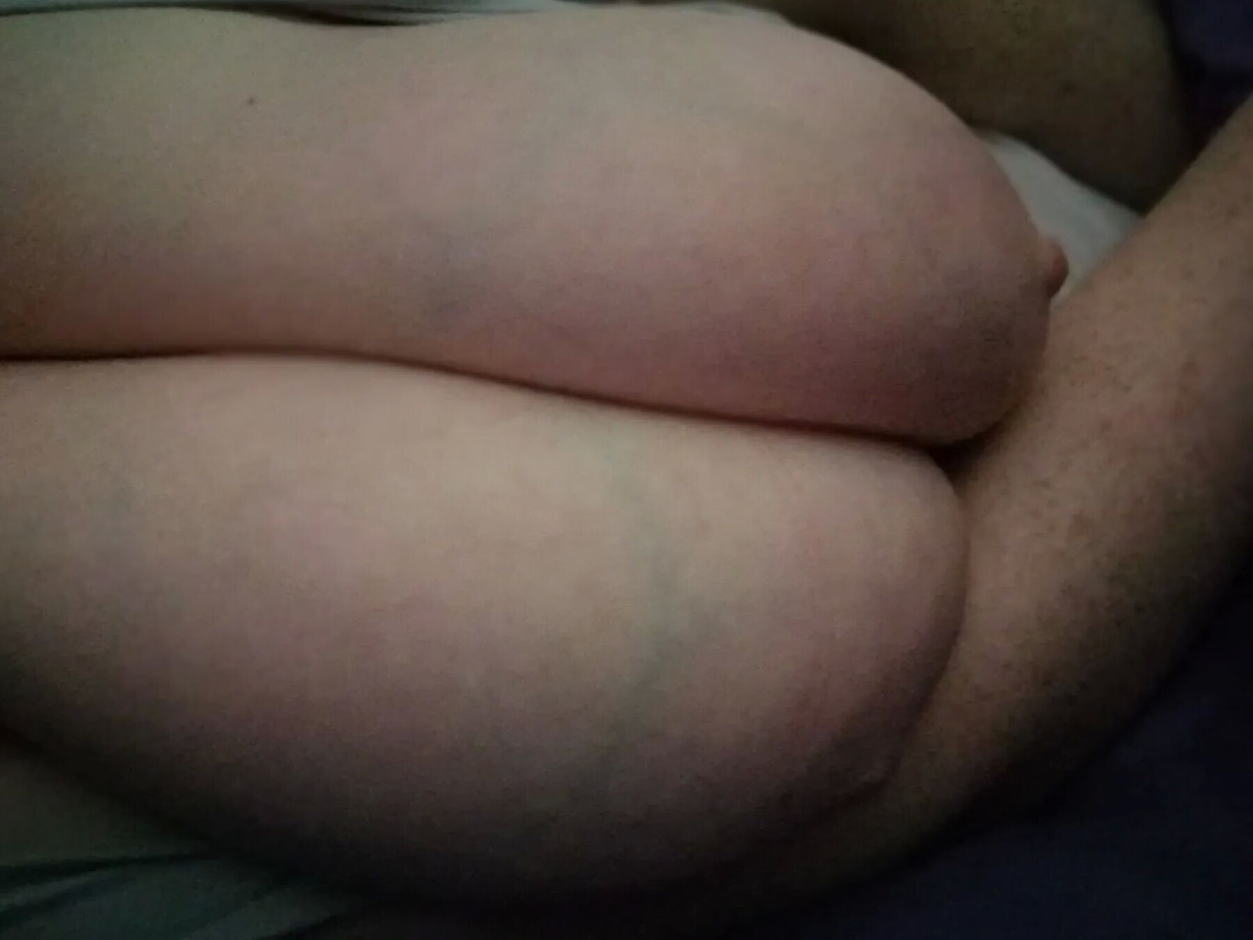 Lying on my side again
