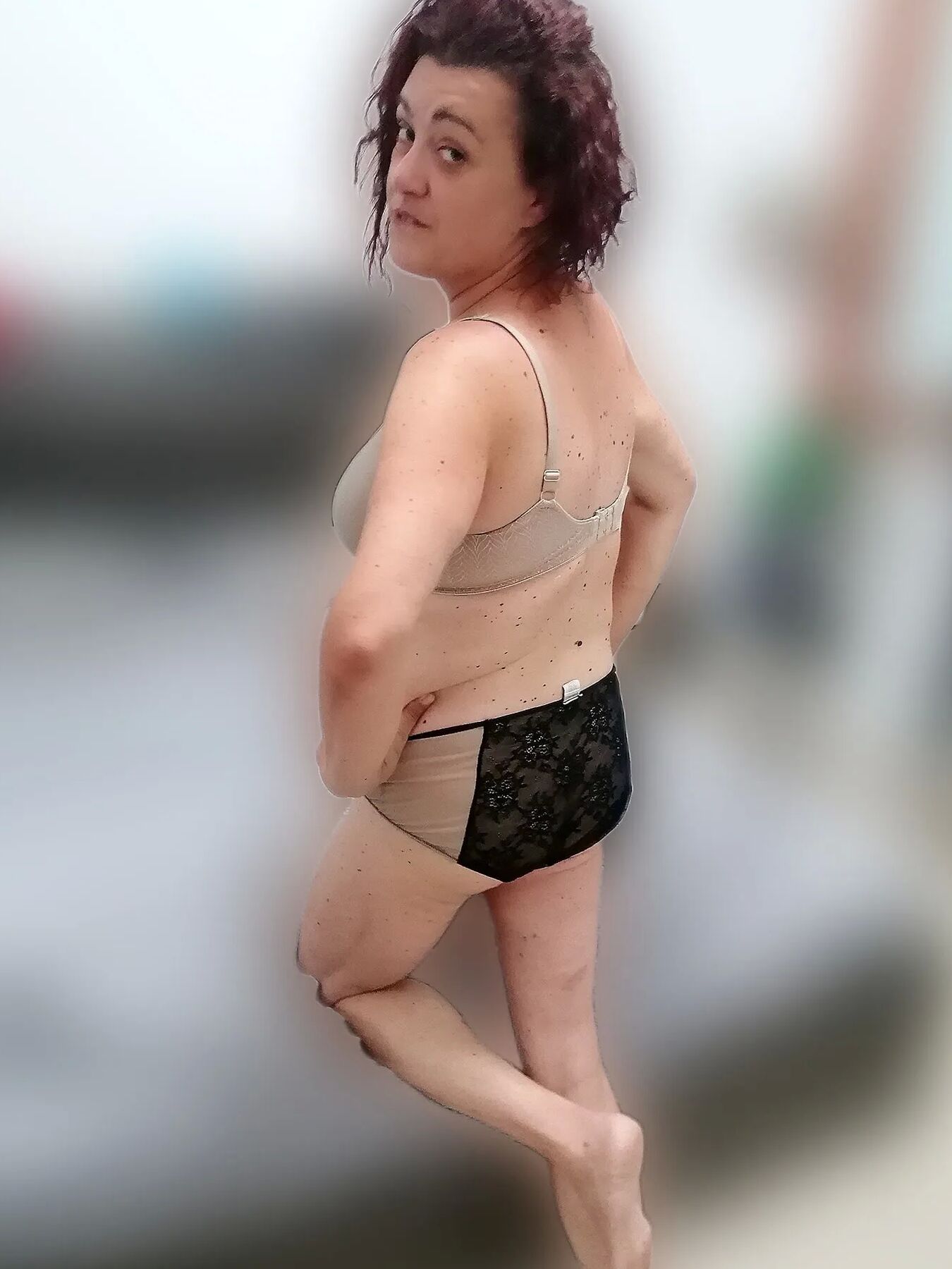 Wife in underwear