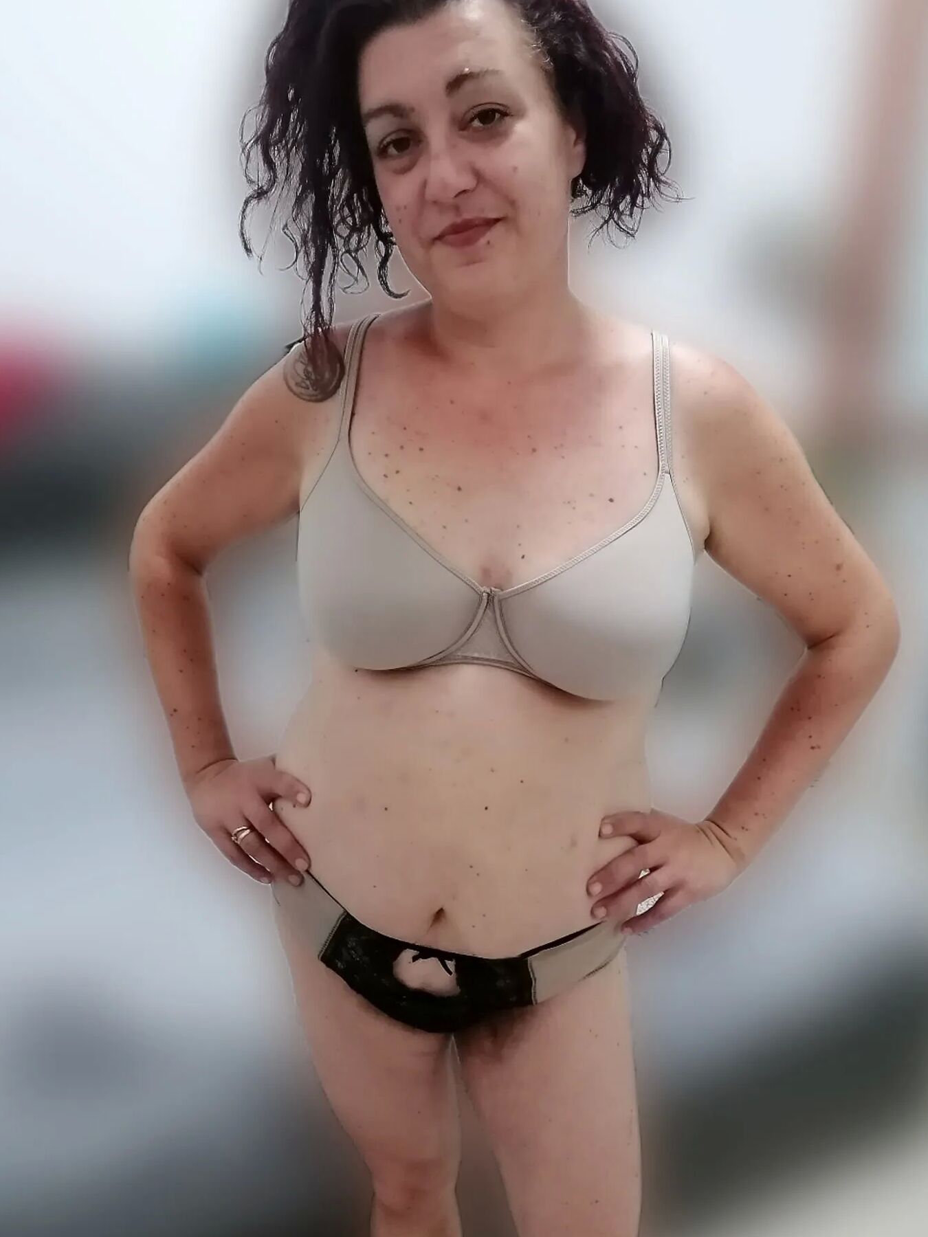 Wife in underwear