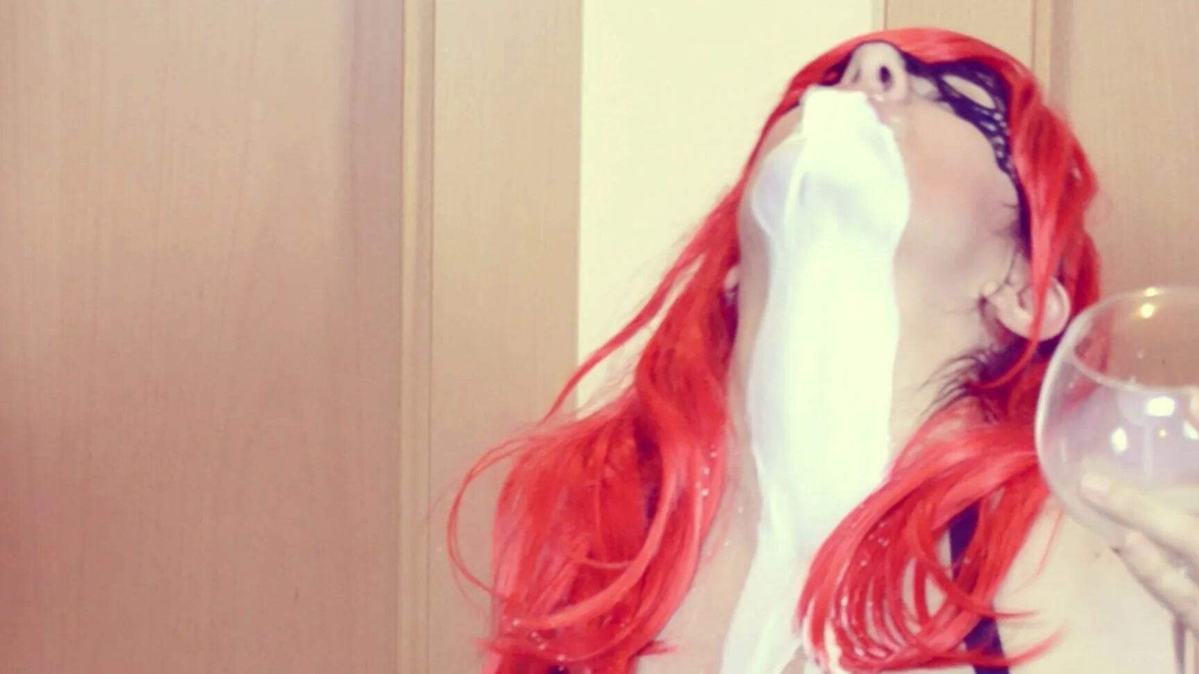 A milky GAGGING