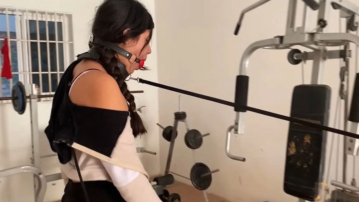 Bitchy Personal Trainer Turned BDSM Slave - Selfgags