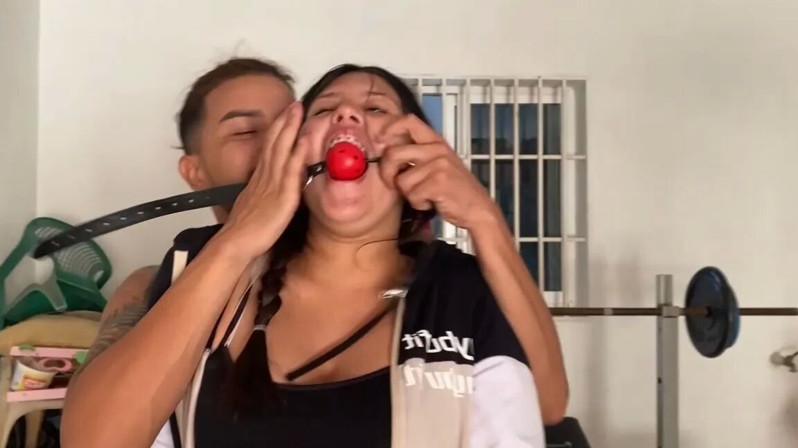 Bitchy Personal Trainer Turned BDSM Slave - Selfgags