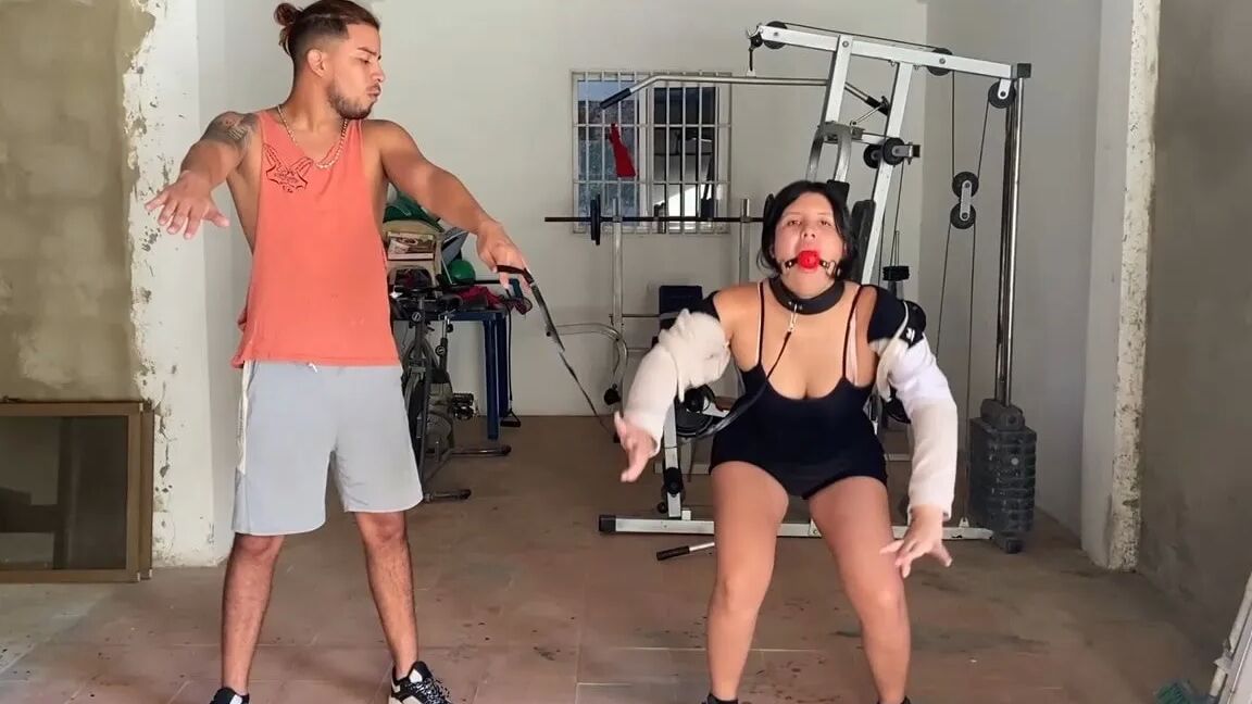 Bitchy Personal Trainer Turned BDSM Slave - Selfgags